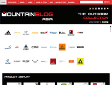 Tablet Screenshot of mountainblog.asia