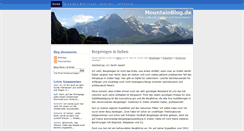 Desktop Screenshot of mountainblog.de
