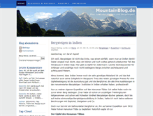 Tablet Screenshot of mountainblog.de